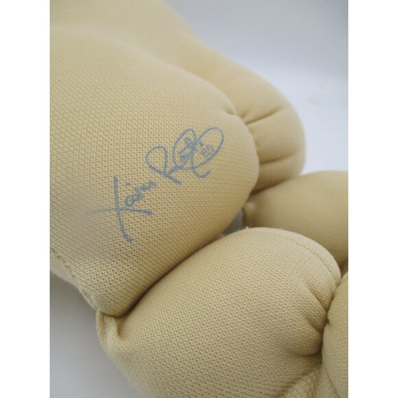 Vintage 1985 Cabbage Patch Kid Doll Yellow Tuft Blue Eyes Green White Outfit - Picture 8 of 10